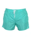 Dsquared2 Swim Trunks In Turquoise