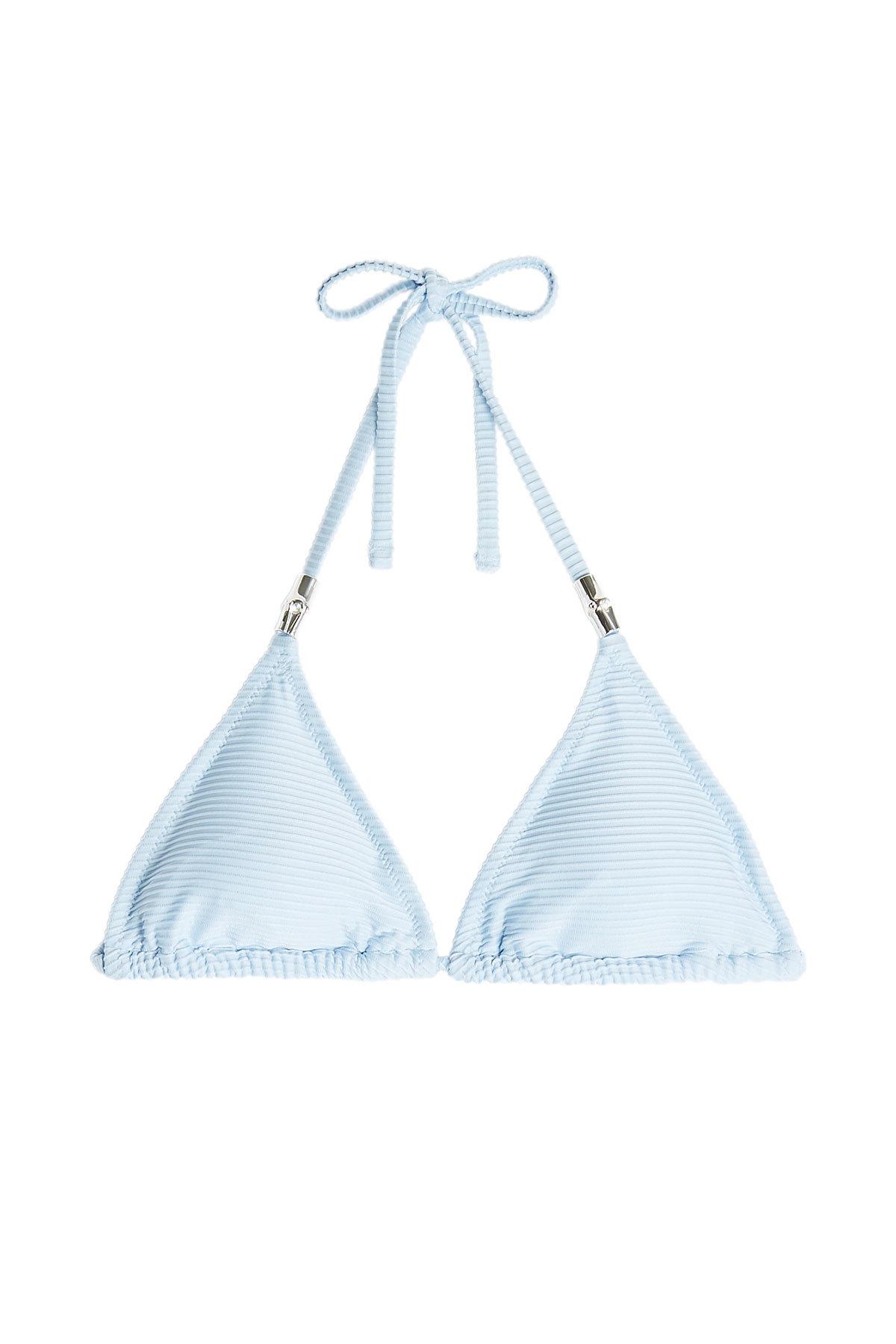 padded triangle bikini top