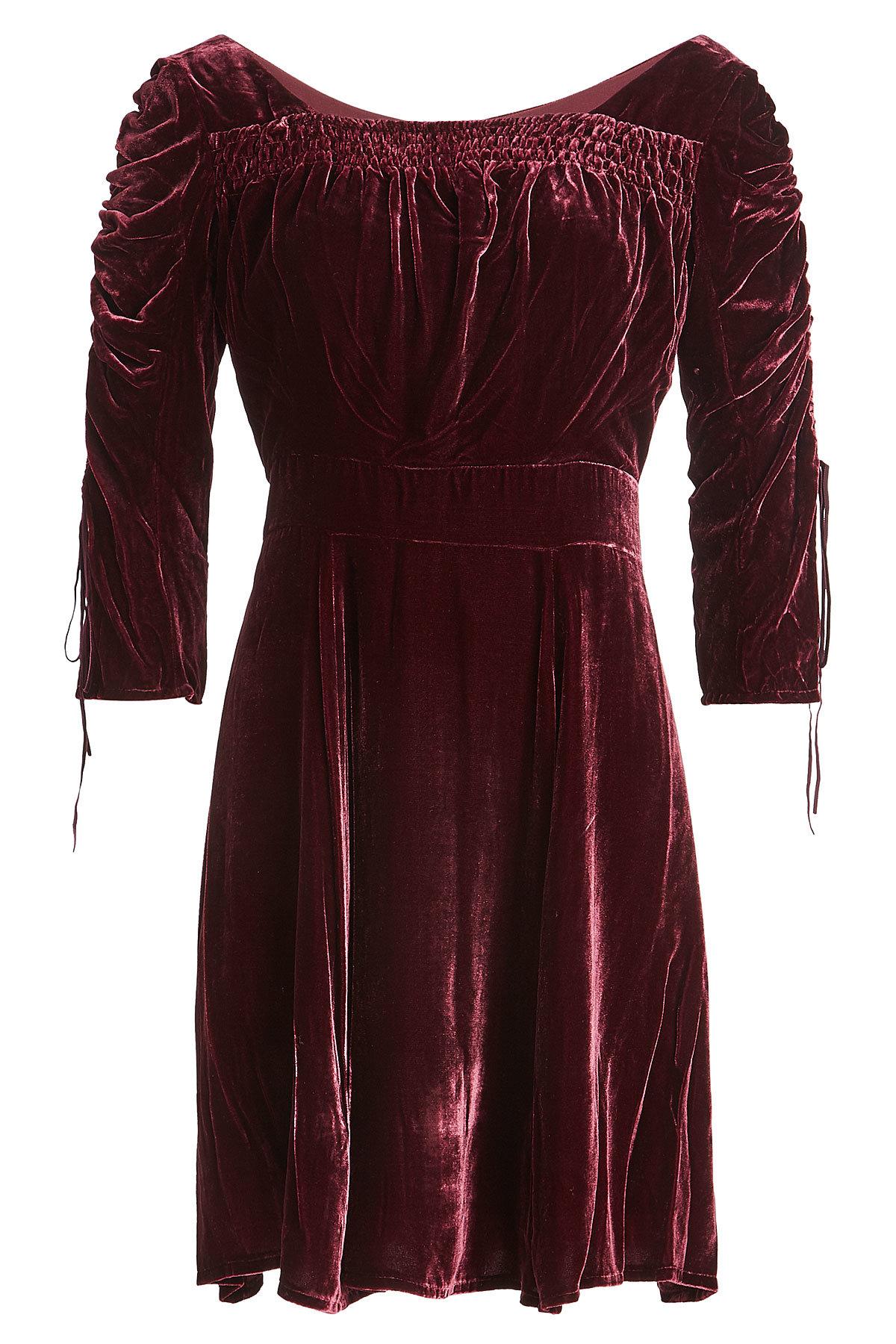 kooples velvet dress