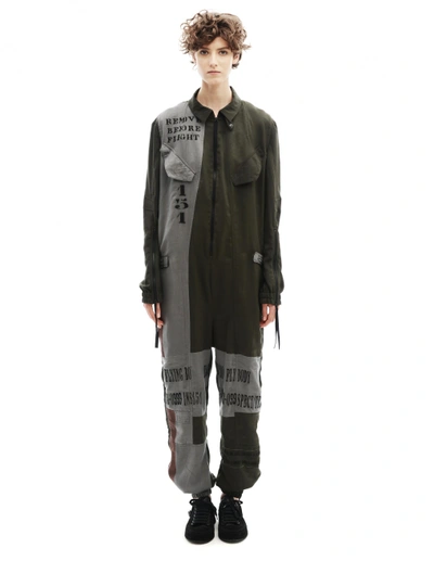 A.f.vandevorst Polyester Jumpsuit In Khaki