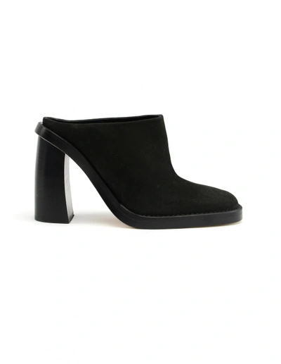 Ann Demeulemeester Suede Heels In Black