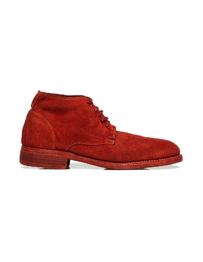 Guidi Red Suede Boots