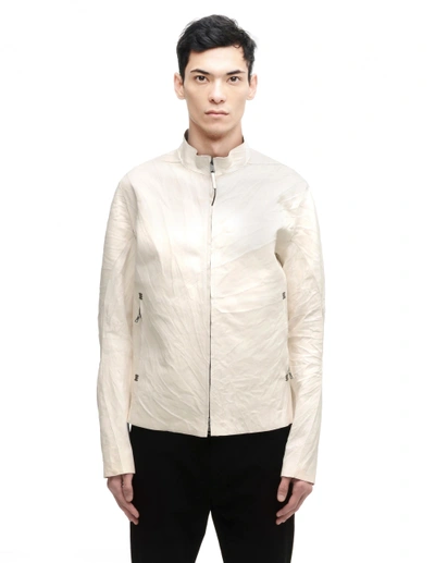 Isaac Sellam Leather Jacket In White