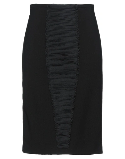 Alessandro Dell'acqua Midi Skirts In Black