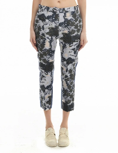 Michael Van Der Ham Navy Blue  Cropped Trousers