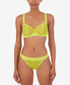 Dkny Sheers Strapless Mesh Bra Dk4939 In Acid