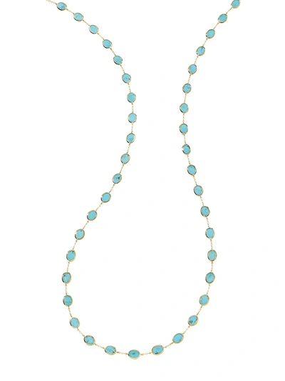Ippolita Women's Polished Rock Candy 18k Yellow Gold & Turquoise Confetti Necklace