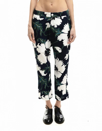 Y's Rayon Trousers In Multicolor