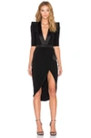 Zhivago Eye Of Horus Midi Dress In Black | ModeSens