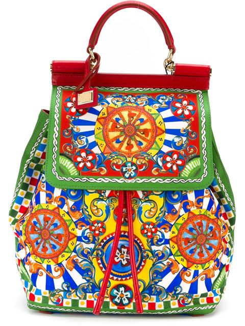 Dolce & Gabbana Printed Backpack | ModeSens