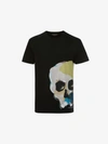 Alexander Mcqueen Black Printed T-shirt