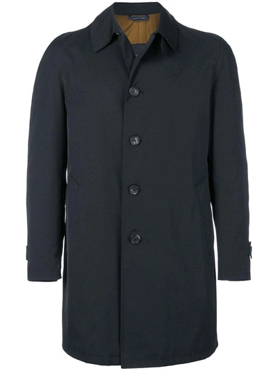 Dell'oglio Straight-fit Buttoned Coat In 6