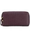 Zanellato Wave Embossed Wallet In Red