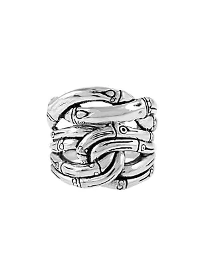 John Hardy Sterling Silver Bamboo Ring