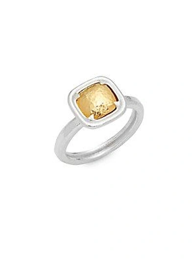 Gurhan Square Sterling Silver Ring