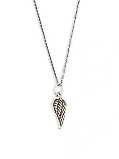 King Baby Studio Sterling Silver Micro Wing Pendant Necklace