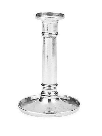Saks Fifth Avenue Athens Candle Stick Holder In Silver