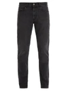 Gucci Mid-rise Straight-leg Denim Jeans In Black