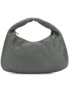 Bottega Veneta Light Gray Intrecciato Nappa Large - Grey