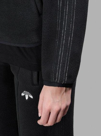 Adidas Originals By Alexander Wang Adidas By Alexander Wang Women's Black Polar Half Zip Sweater