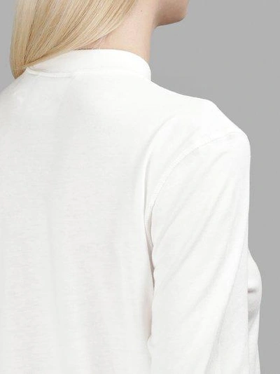 Adidas Originals By Alexander Wang Adidas By Alexander Wang Women's White Graphic Long Sleeves T-shirt