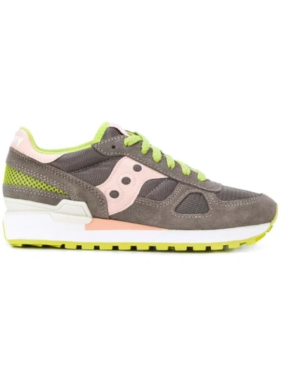 Saucony Shadow Original Taupe Color Sneakers In Grey