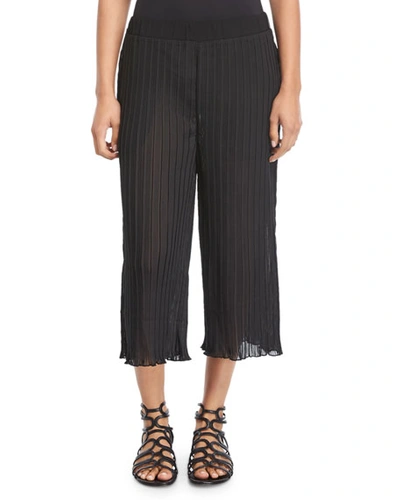 Luxe By Lisa Vogel Plisse Pocketed Beach Pants