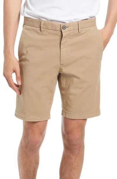 Theory Zaine Slim Fit Shorts In Beige Stone