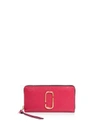 Marc Jacobs Snapshot Standard Leather Continental Wallet In Hibiscus Multi/gold