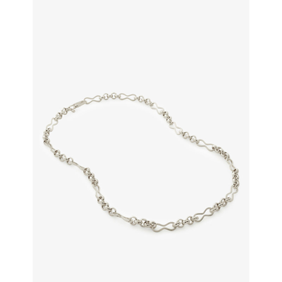 Monica Vinader Sterling Silver Heritage Link Chain Necklace