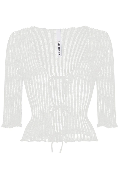 A. Roege Hove Katrine Cardigan In White