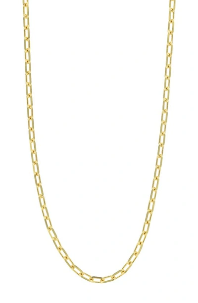 Bony Levy Ofira 14k Gold Mini Paper Clip Chain Necklace In 14k Yellow Gold