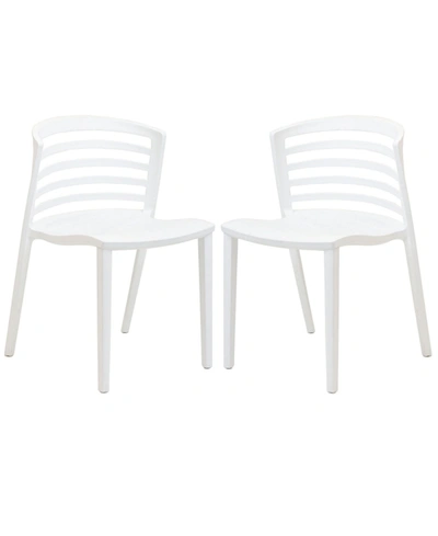 Modway Curvy Dining Side Chair In White