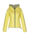 Duvetica Down Jackets In Light Yellow