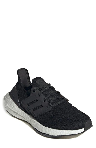 Adidas Originals Kids' Ultraboost 22 Primeblue Running Shoe In Black/ Black/ White