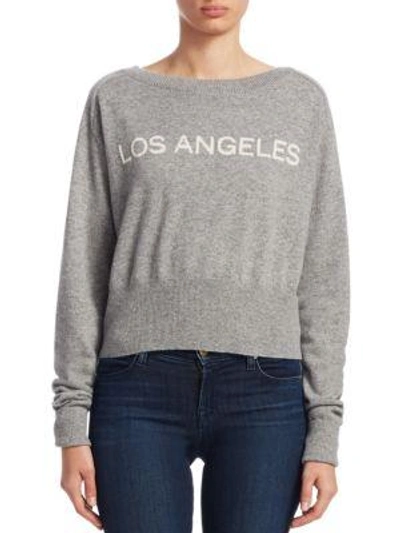 Theory Los Angeles Cashmere Pullover In Husky Ivory