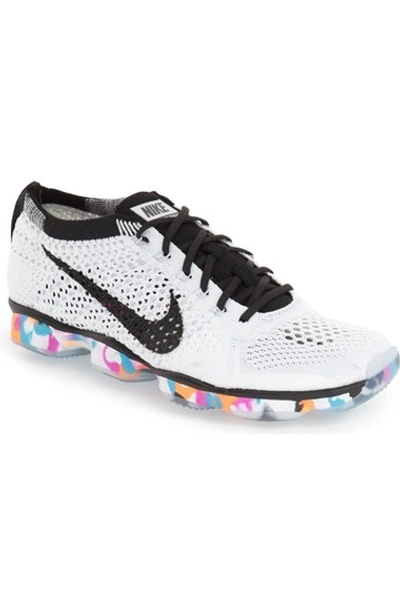 Nike Women's Flyknit Zoom Agility Training Sneakers From Finish Line In  White/ Black/ Orange | ModeSens