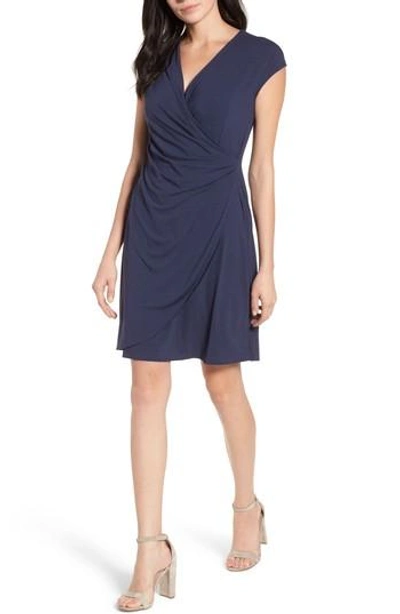 Tommy Bahama 'tambour' Side Gathered Dress In Ocean Deep