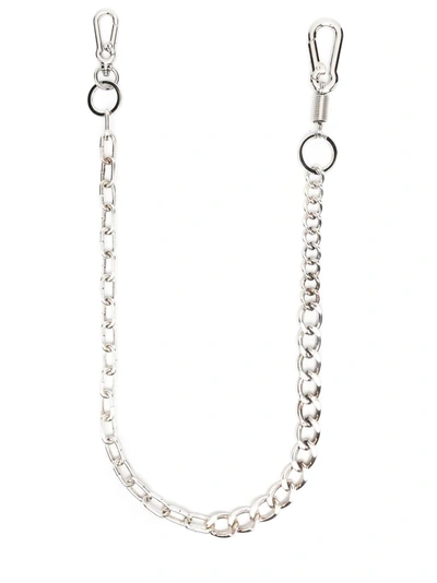 Martine Ali Mixed Link Wallet Chain In Silber