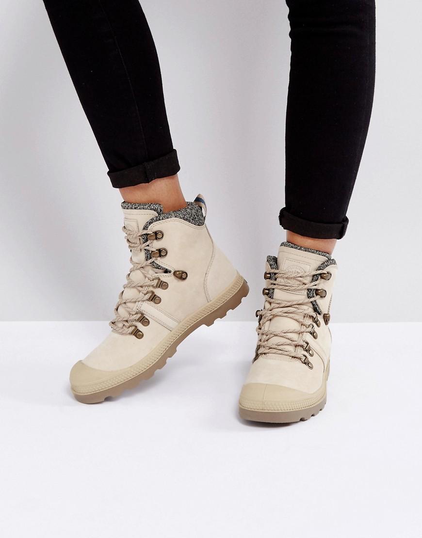 Palladium Pallabrouse Hikr Safari Beige Hiker Boots Beige ModeSens