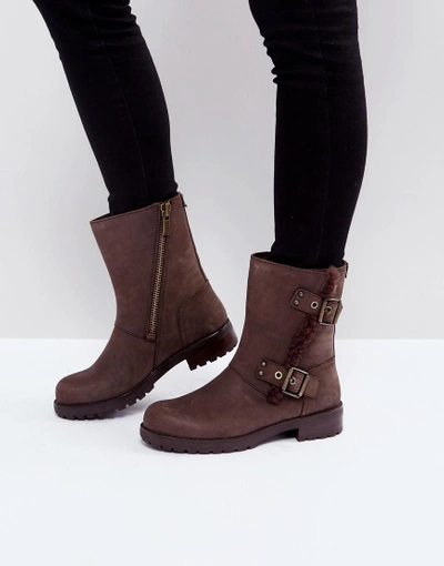 Ugg Niels Roll Cuff Boots - Tan | ModeSens