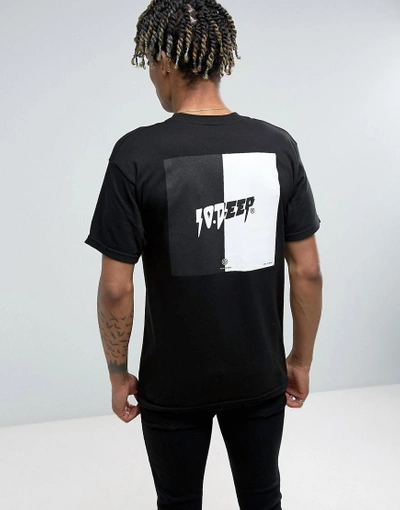 10 Deep 10.deep T-shirt With Split Box Logo - Black