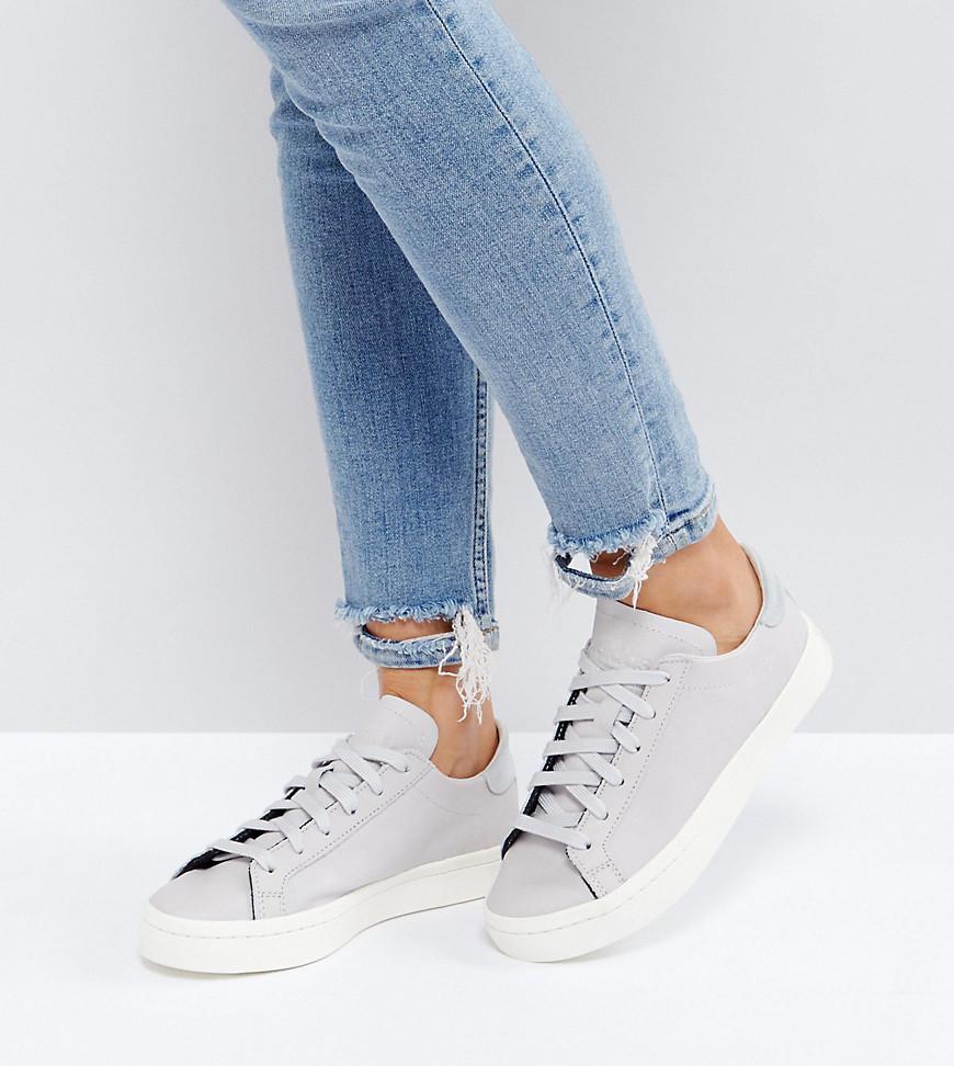 Adidas Originals Court Vantage Sneakers In Pale Gray - Gray | ModeSens