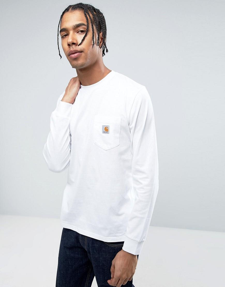 carhartt wip long sleeve pocket t shirt