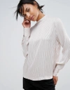Just Female Round Neck Sweater In Red