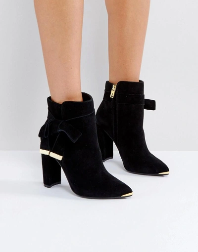 Suede Ankle Boots Black Ted Baker Qatena Black Boots Grey Qatena