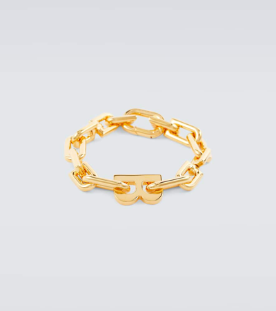 Balenciaga Gold-tone Chain Bracelet In 0027 Shiny Gold
