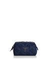 Marc Jacobs Knot Large Nylon Cosmetics Case In Blue Sea/gold
