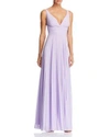 Laundry By Shelli Segal Pleated Gown - 100% Exclusive In Lavender
