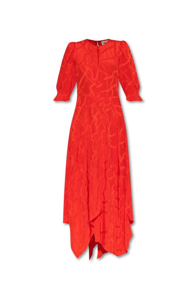 Zadig & Voltaire Ranage Jacquard Silk Maxi Dress In Japon